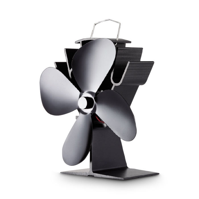 Stromloser Kaminofen Ventilator schwarz von Valiant für Holzofen Eco Fan YF 