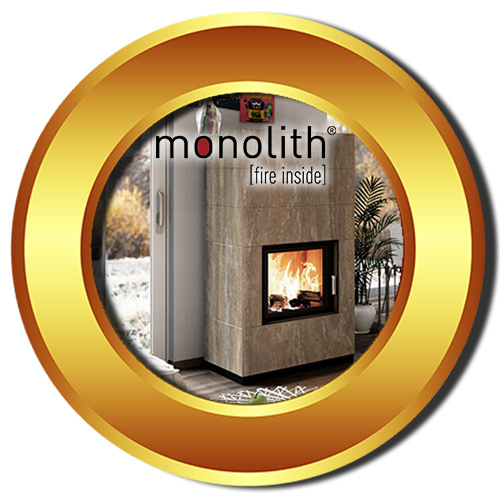 Monolith Kaminofen mit seinem auf Natürlichkeit beruhendem Produktkonzept eine Award-Empfehlung