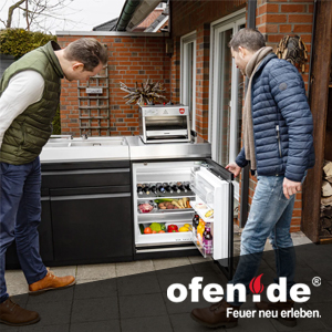 Einbaukühlschränke für die perfekte Outdoorküche gibt es bei ofen.de