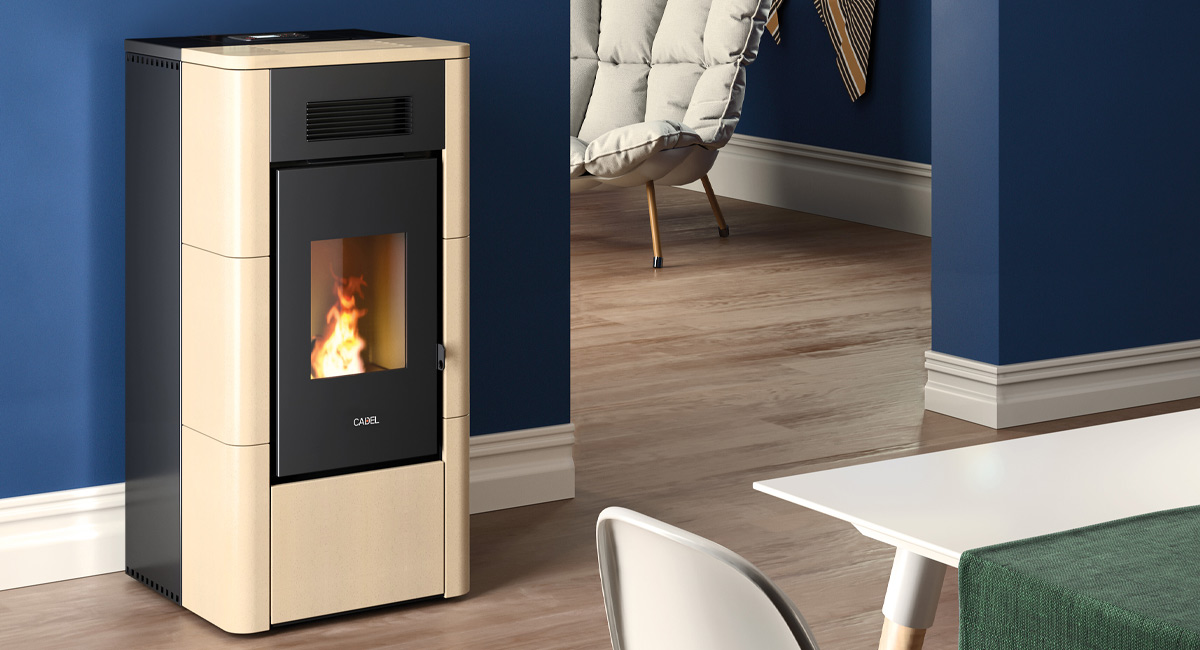 Wasserführender Pelletofen Cadel River Idrotech 18
