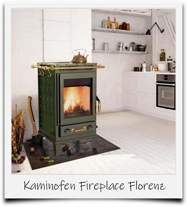 Fireplace Florenz als Notofen mit Kochplatte
