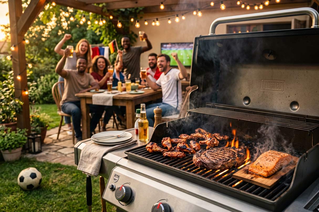 Titelbild Perfekte Fußball-Party-Grill-Rezepte