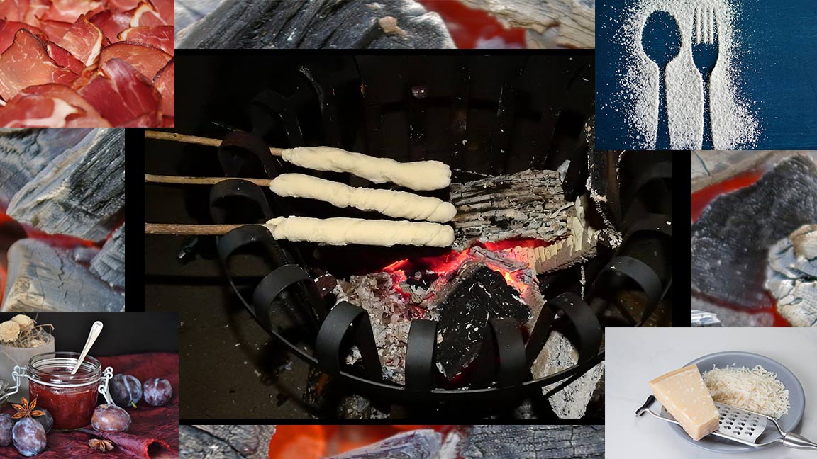 Eine Alternative zum Grillen ist die Zubereitung eines Knüppelbrots am gemütlichen Lagerfeuer