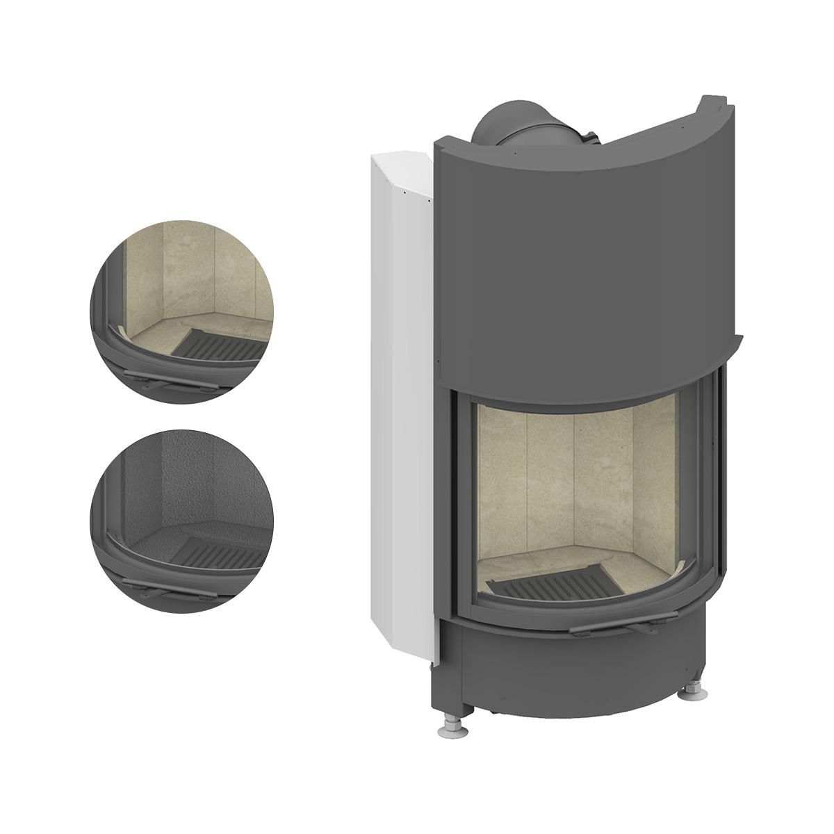 Kamineinsatz Schmid Ronda 55 h mit 7 kW
