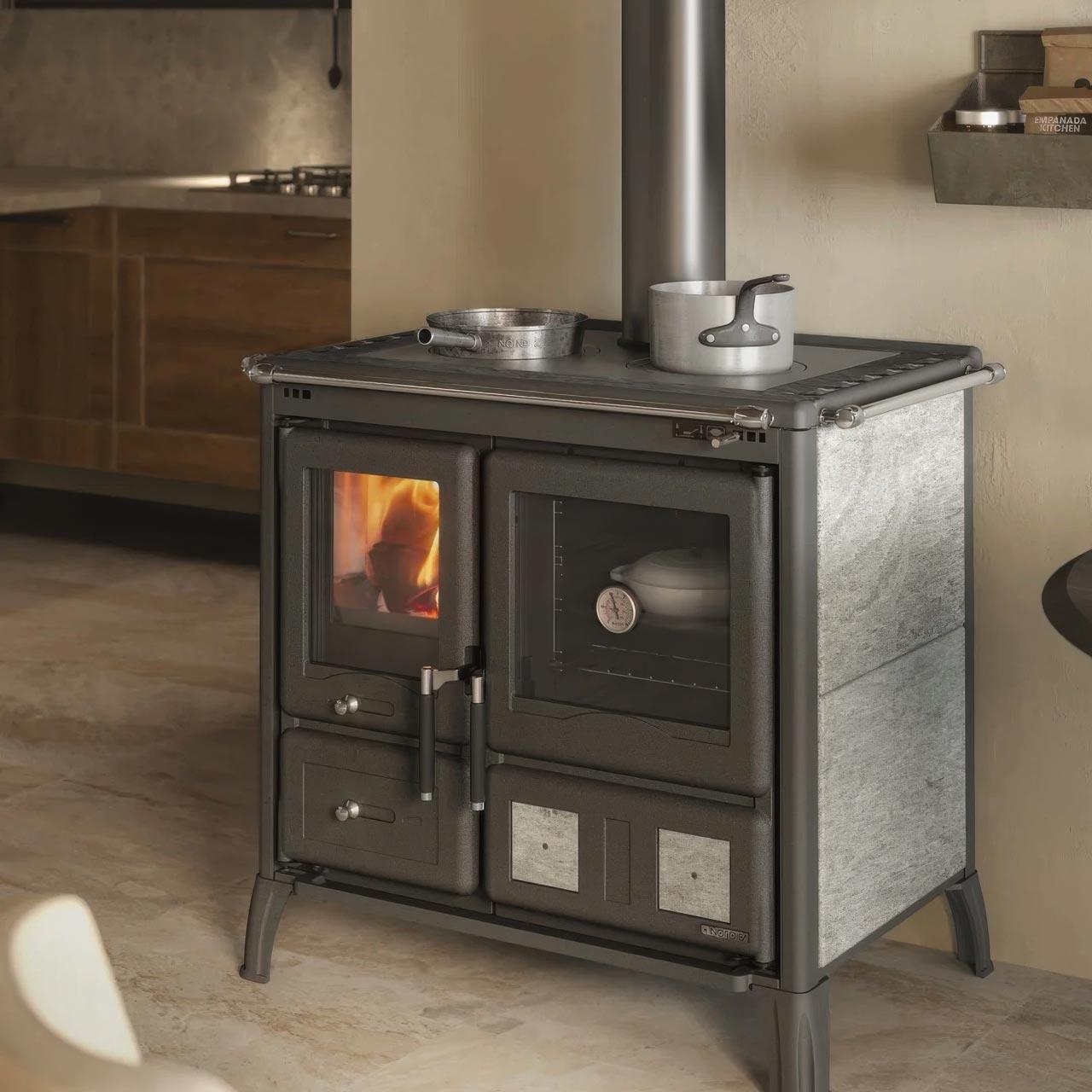 Küchenofen La Nordica Prestige Line Gardenia.16 9,5 kW - Ausführung: Naturstein
