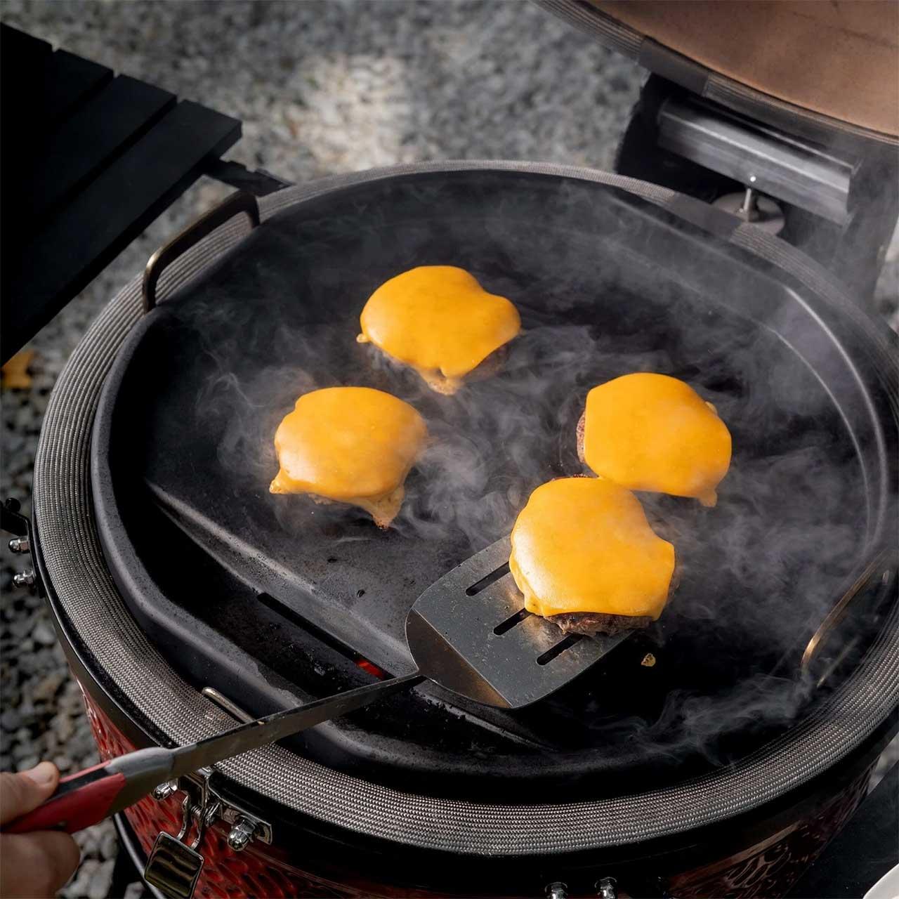 Grillzubehör Kamado Joe Karbon Steel Grillplatte, Plancha für Classic Joe