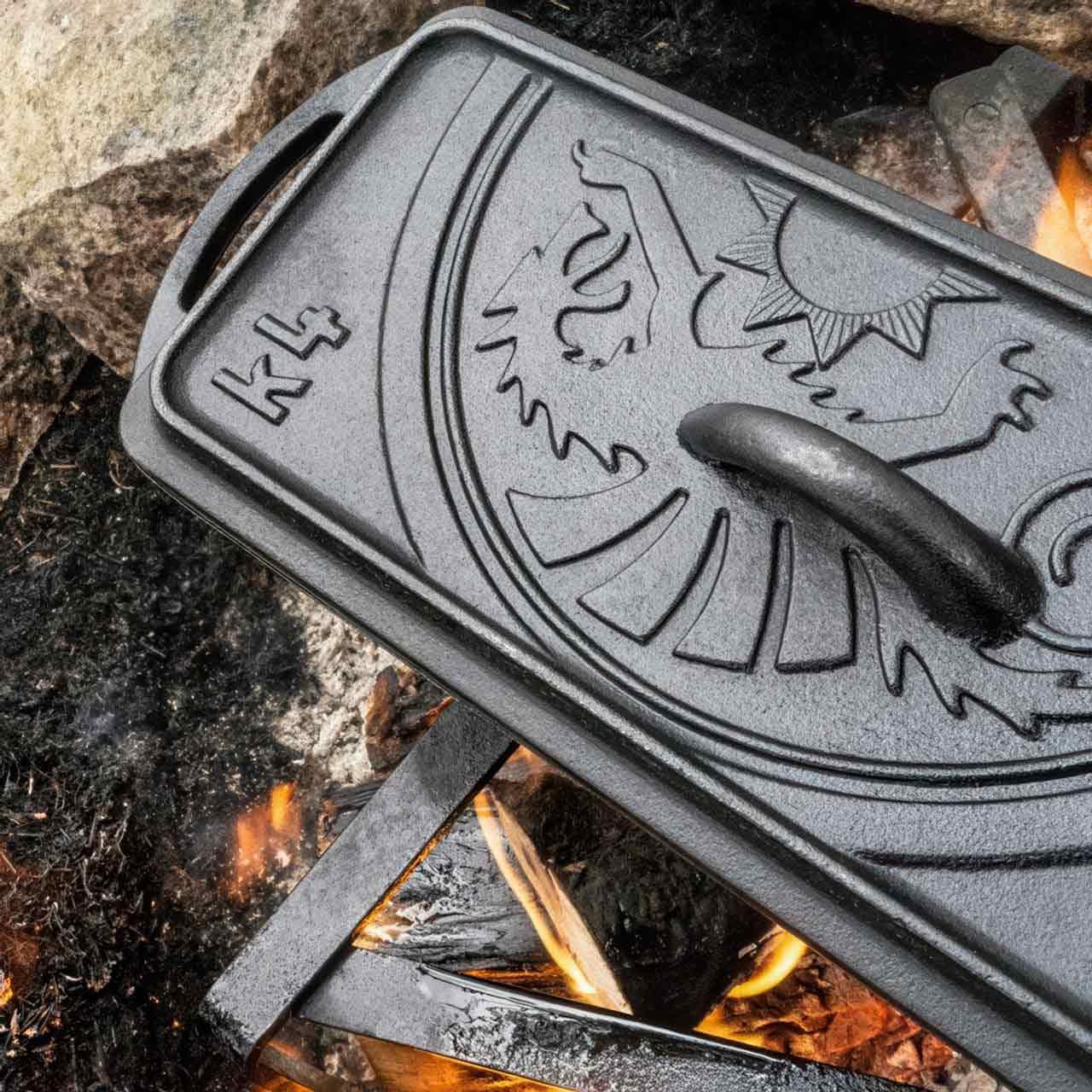 Petromax Kastenform mit Deckel - Ausführung: K4, 2,4 Liter