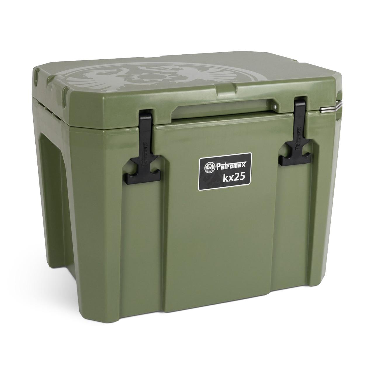 Passiv-Kühlbox Petromax 25 Liter, ohne Strom - Ausführung: Olive