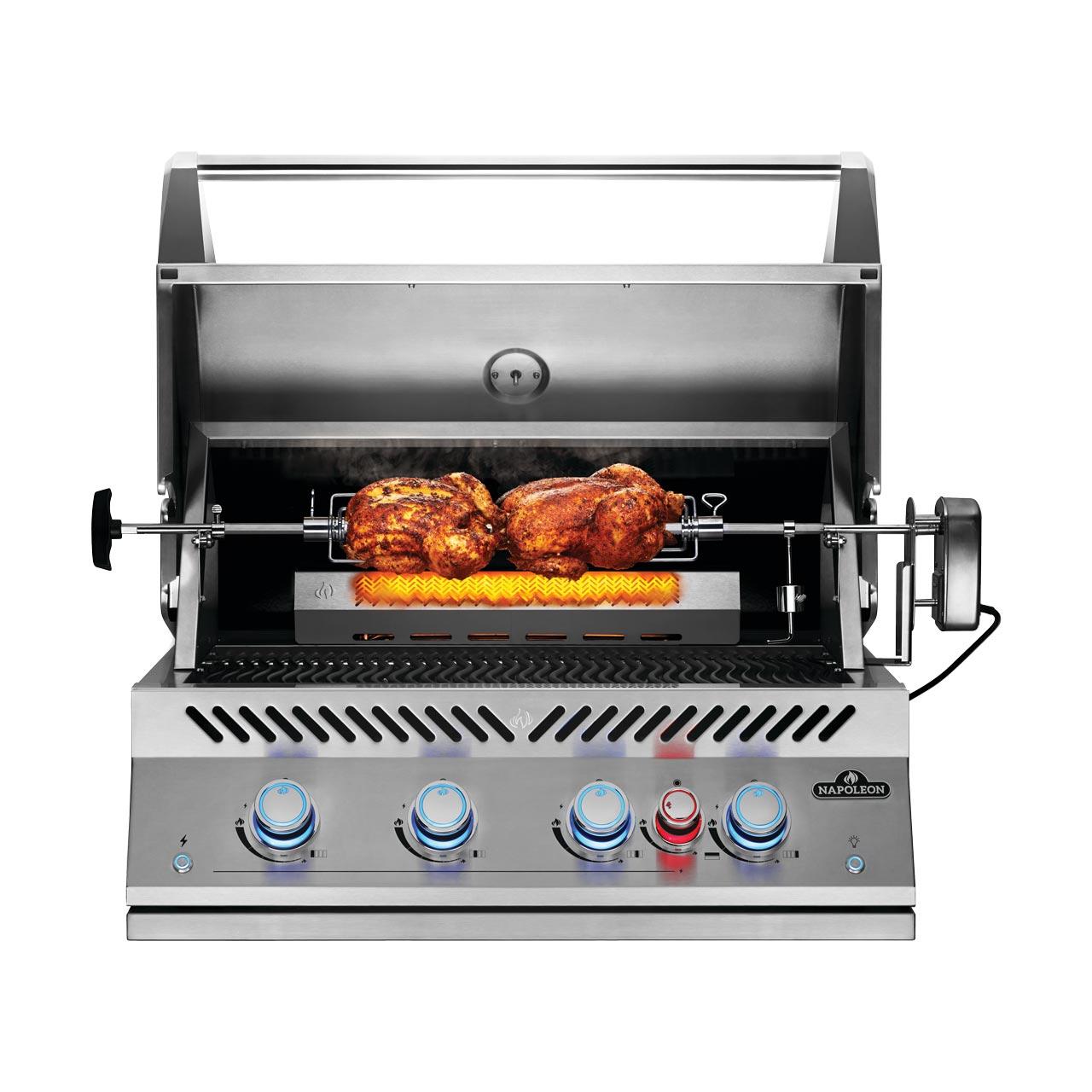 Napoleon Einbau Gasgrill 700-Series 32 Zoll BIG32RBPSS-1 für Outdoorküche, inkl. Drehspieß