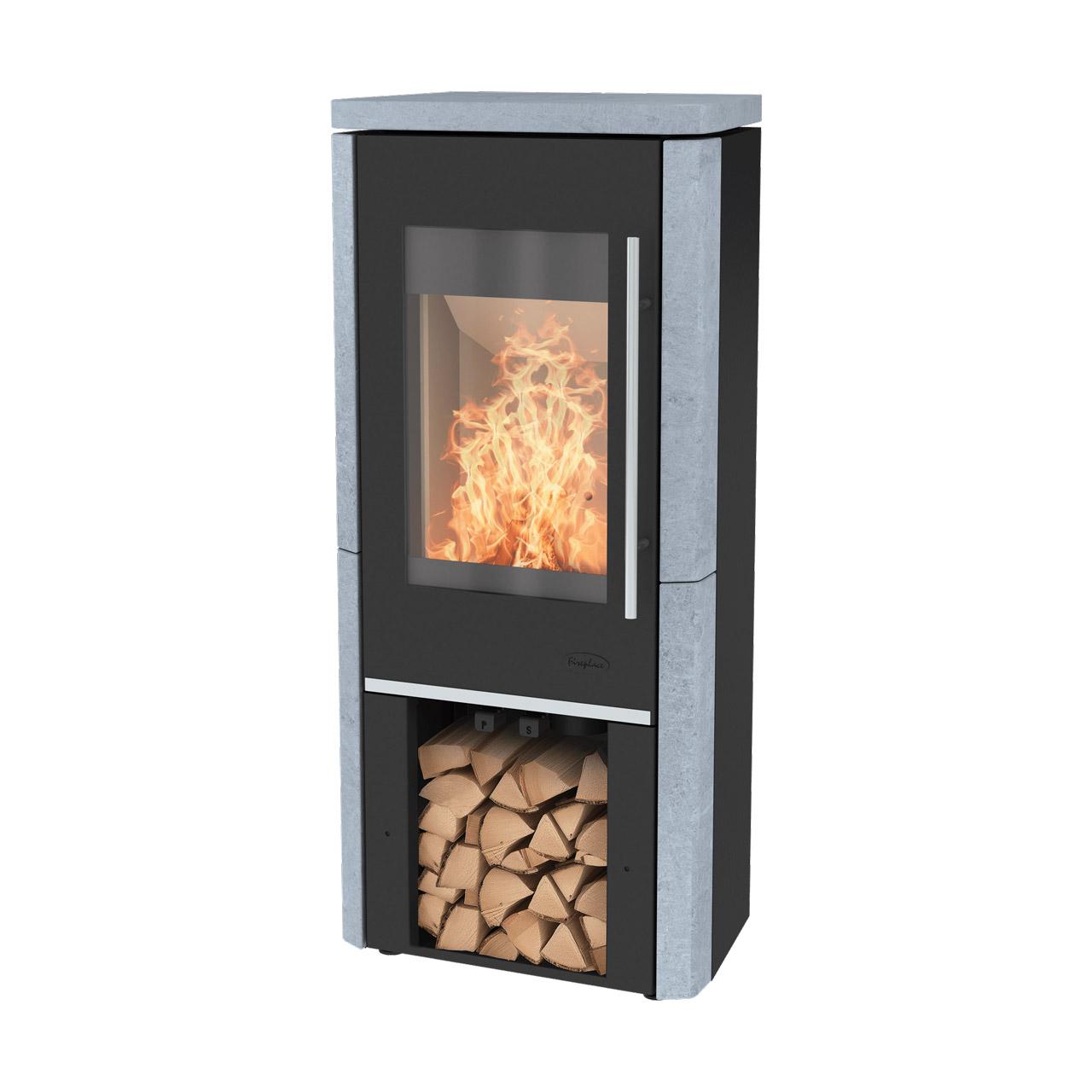 Kaminofen Fireplace Elite Oregon 6,9 kW - Ausführung: Speckstein