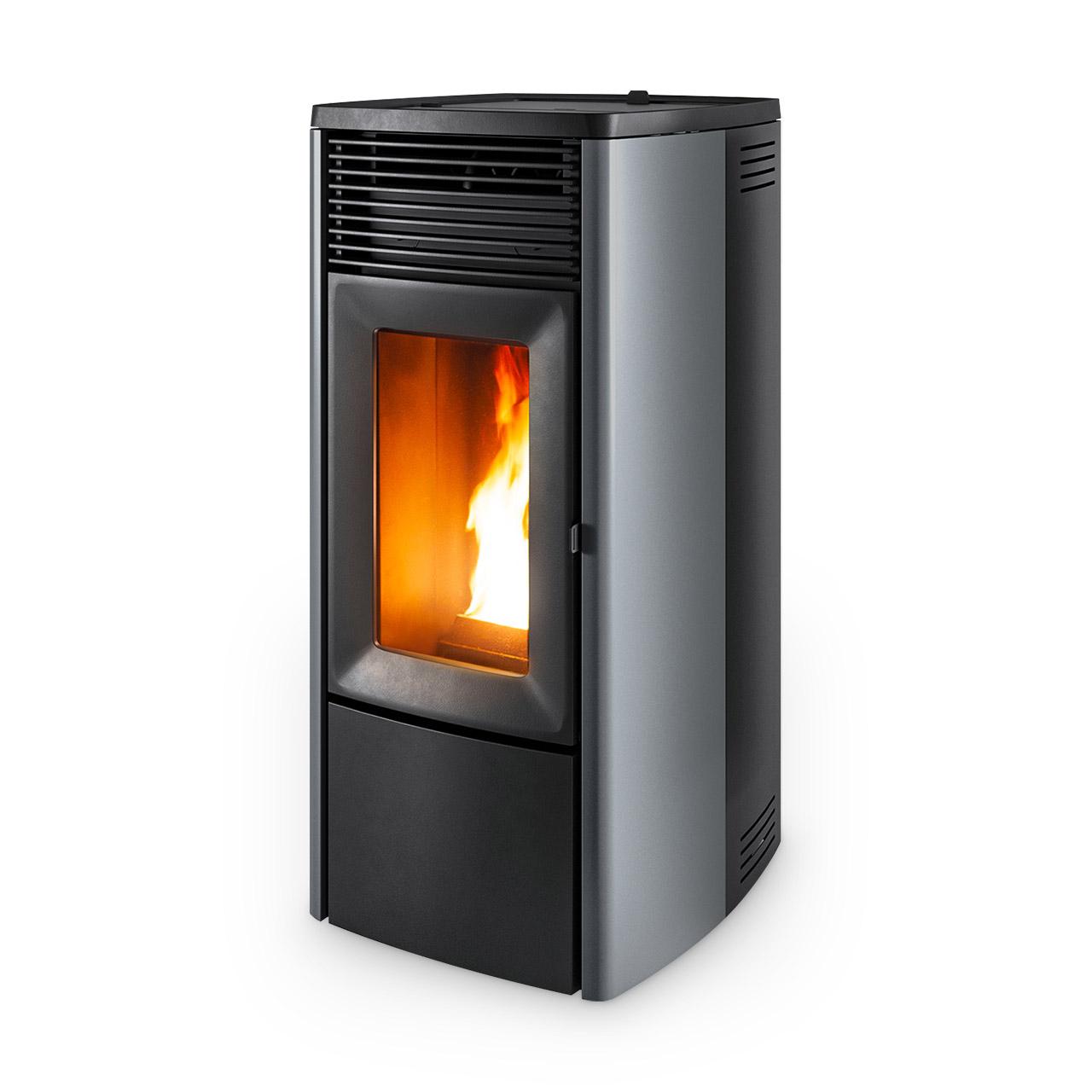 Pelletofen MCZ Ego Air 8 R 8,1 kW - Ausführung: Silver metal_313