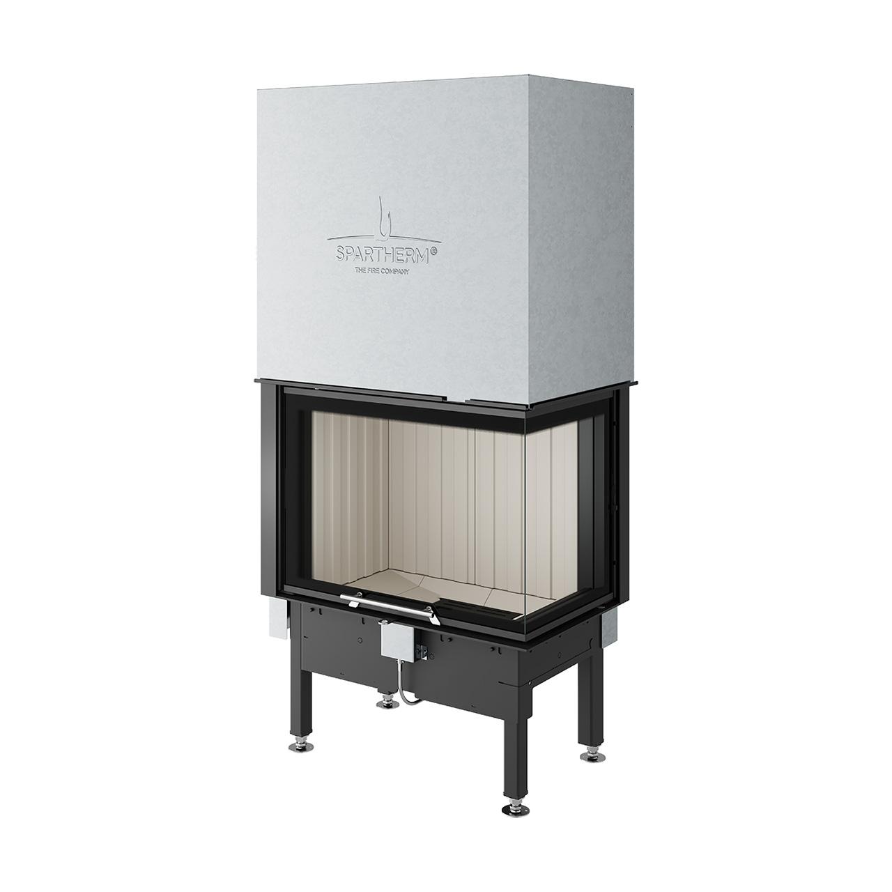 Kamineinsatz Spartherm Varia 2R-68h, L-Form-Kamin 9,6 kW - Ausführung: Abgasanschluss Ø 250 mm