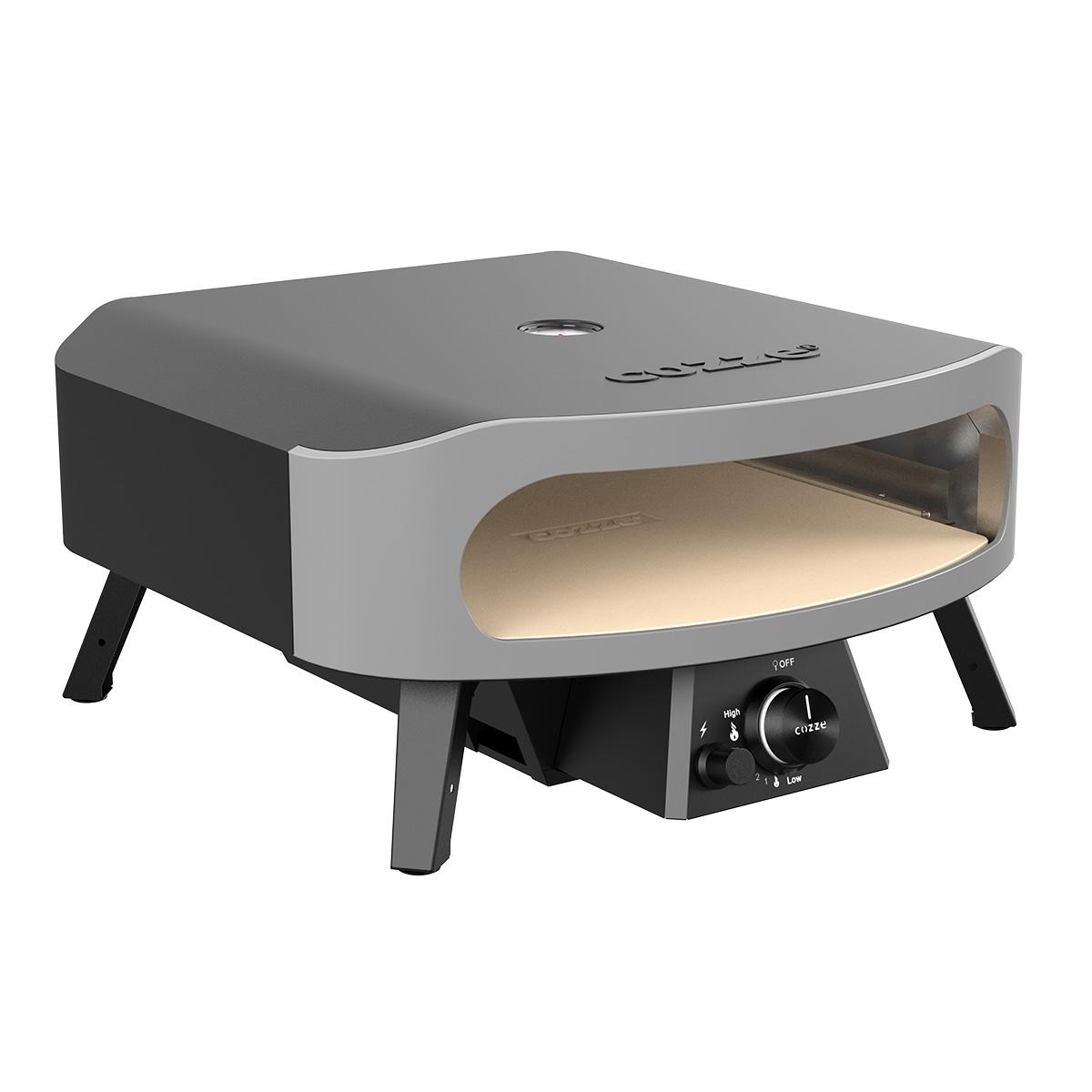 Gas Pizzaofen Cozze 17 Zoll Classic mit Thermometer und Pizzastein inkl. Druckreglerset