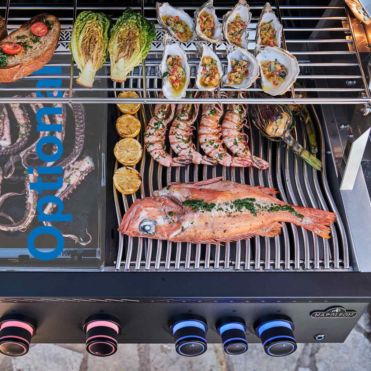 Napoleon Einbau Gasgrill 700-Series 32 Zoll BIG32RBPMK-1 für Outdoorküche, inkl. Drehspieß