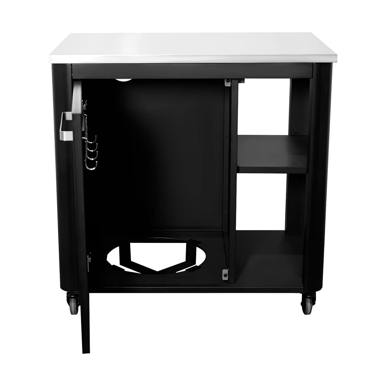 Cozze Outdoor Küche L-förmig mit Spüle und Schrankmodul 90 - 160 x 160 cm