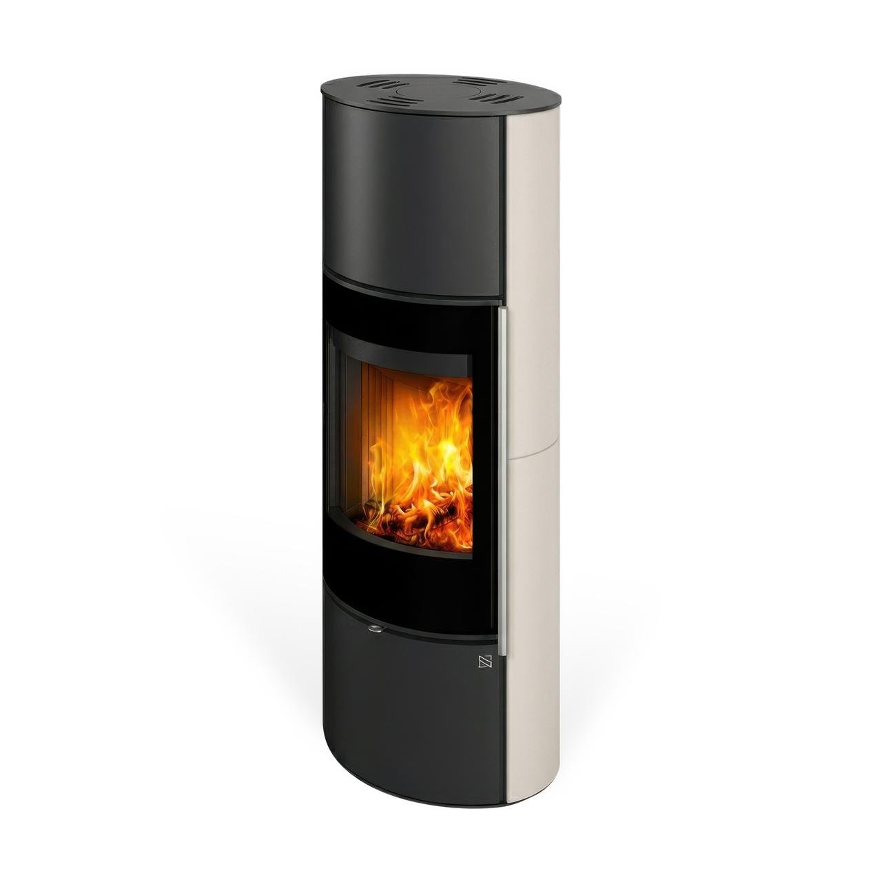 Kaminofen Nordenger Verdal H 10 Keramik 5 kW - Ausführung: Keramik 95508, Perlenartig Matt