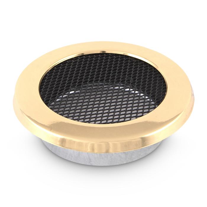 Kamin Lüftungsgitter rund 160 mm Ofen Gitter Messing