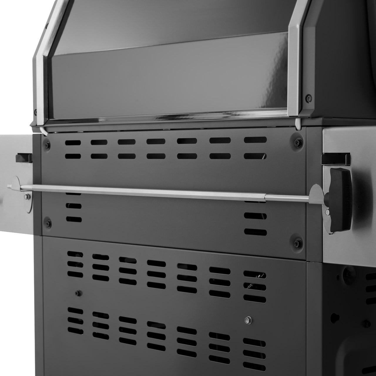 Gasgrill Napoleon Prestige PRO 500 Connected Schwarz, inkl. Drehspieß (2026)