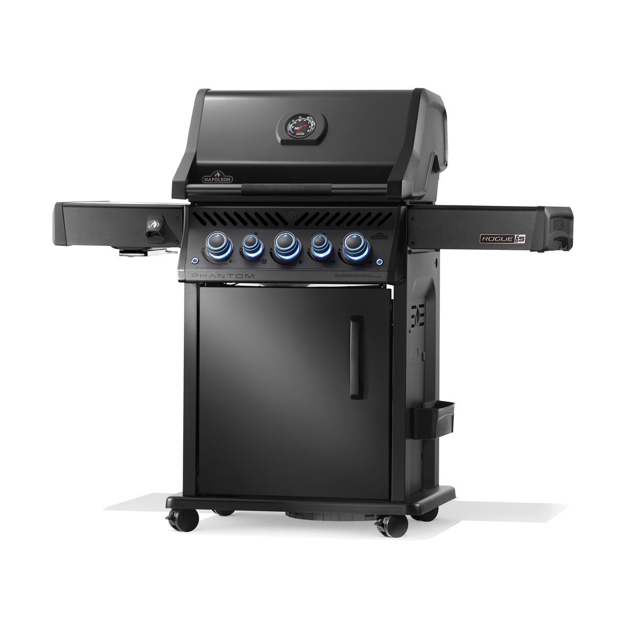 Gasgrill Napoleon Phantom Rogue PRO-S 425 Mattschwarz mit Edelstahlrosten (2026) Bundle inkl. 2 Unterschränke