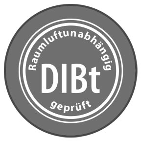RLU (Raumluftunabhängig), einschl. montiertes Verbrennungsluftsystem