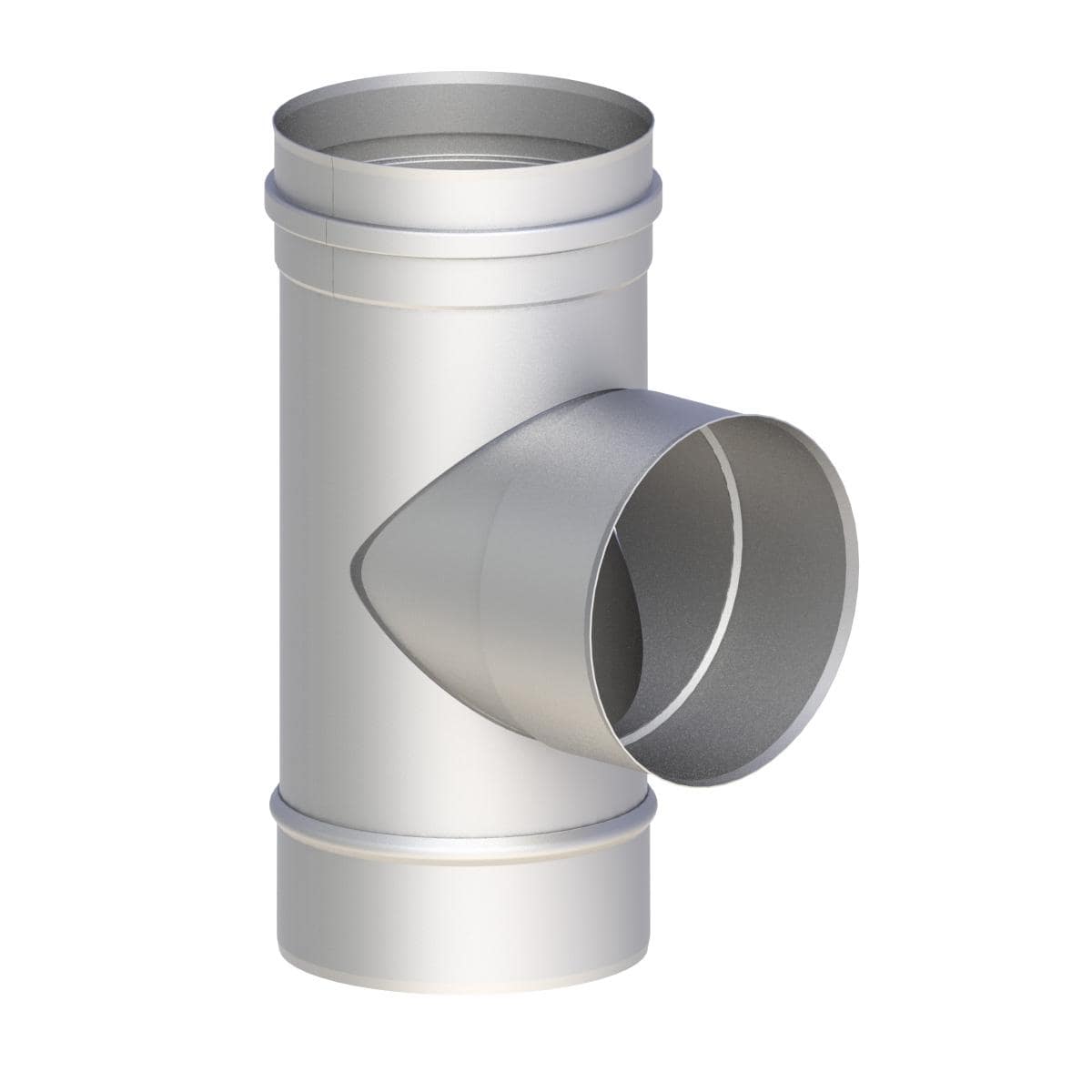 Jeremias EW-FU Zugbegrenzeranschluss rund, Abgang passend für ZUK - Ausführung: Durchmesser A 130mm, Durchmesser B (Abgang) 130mm