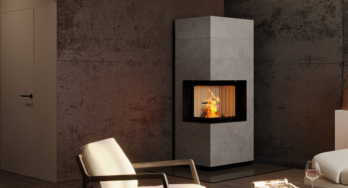 Montagebeispiel Kaminbausatz wasserführend Spartherm SIM Varia 2L-55h H2O Montagebeispiel