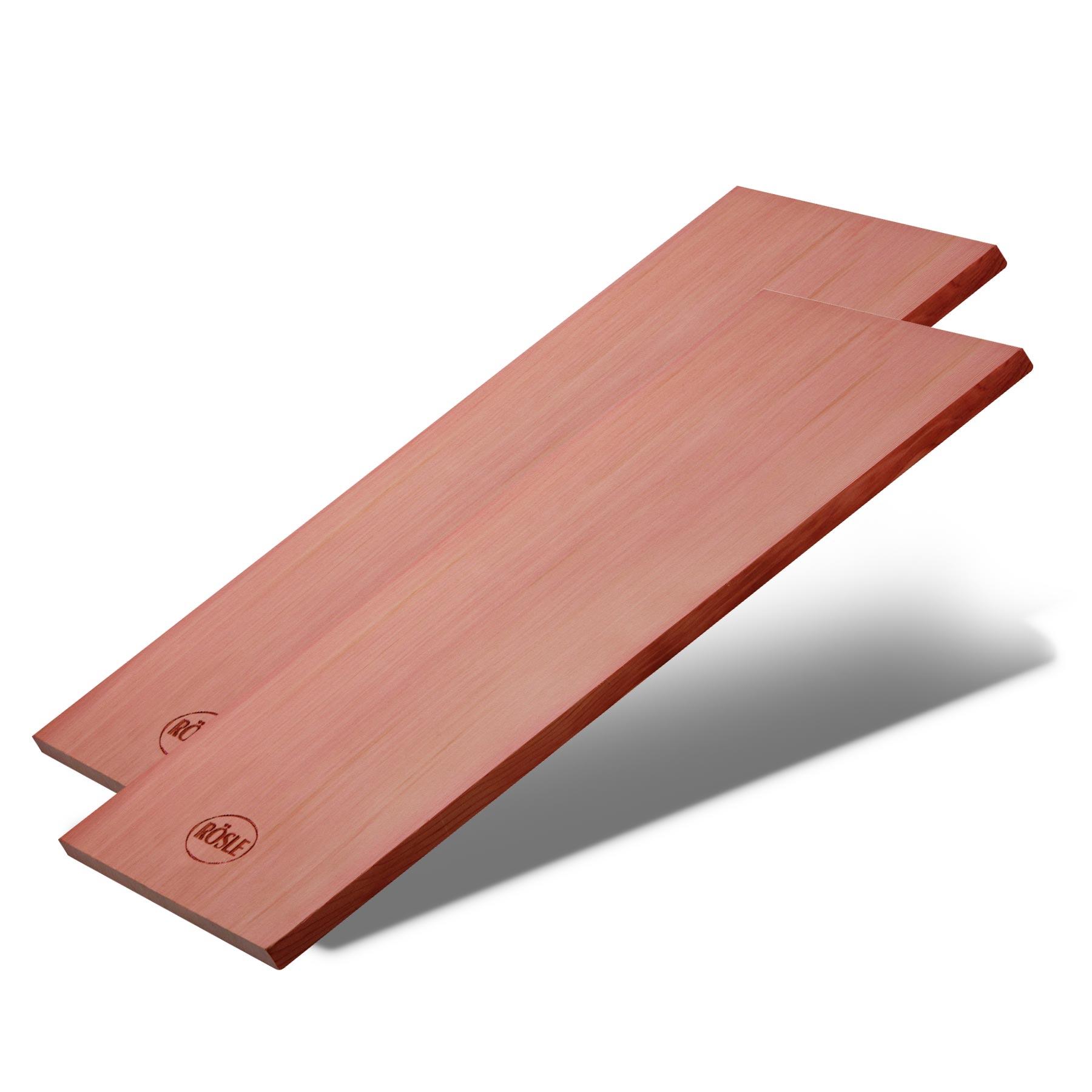 Räucherzubehör Rösle Aromaplanke Zedernholz 40 x 19,5 cm 2-tlg.