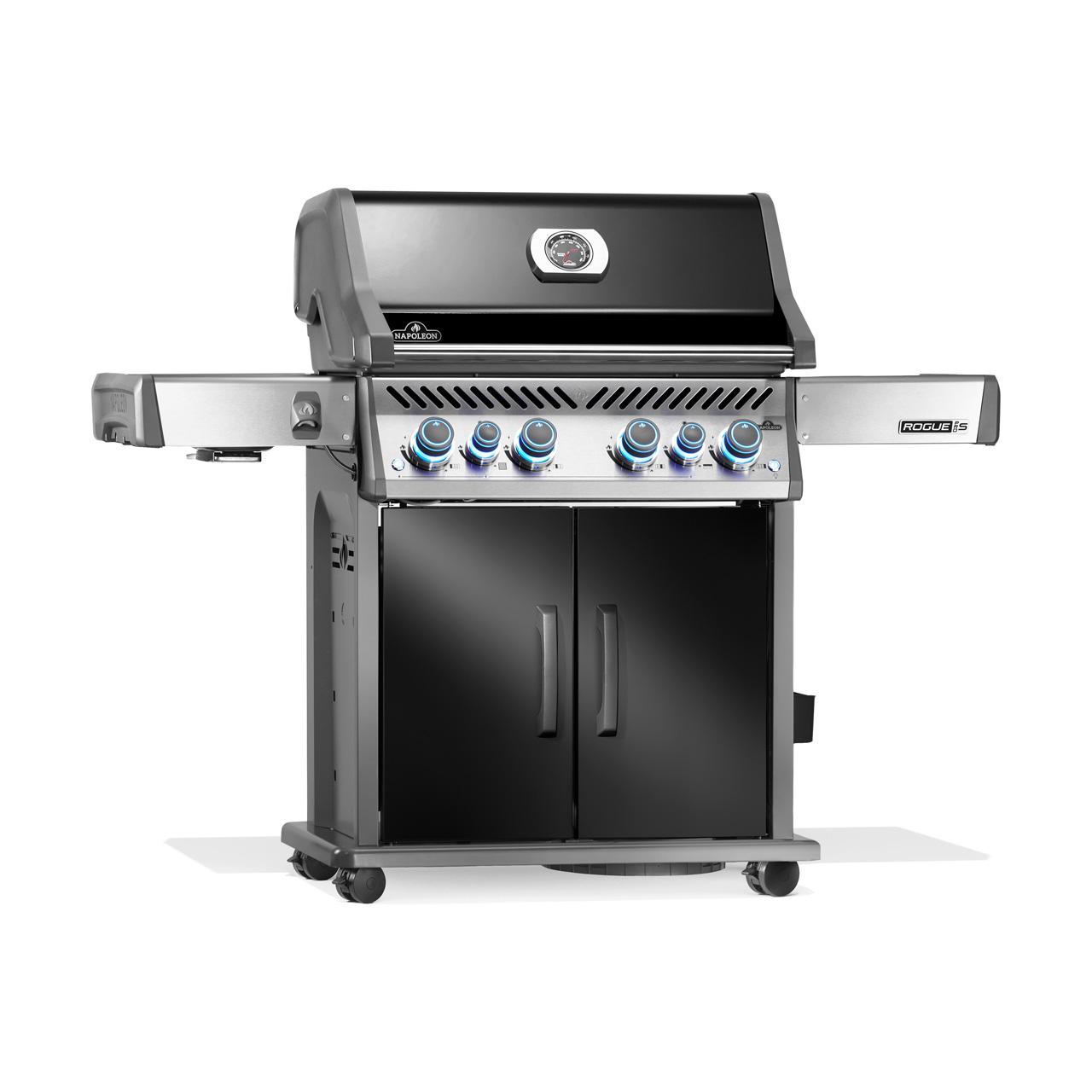 Gasgrill Napoleon Rogue PRO-S 525 Schwarz mit Gussrosten (2026) Bundle inkl. 2 Unterschränke