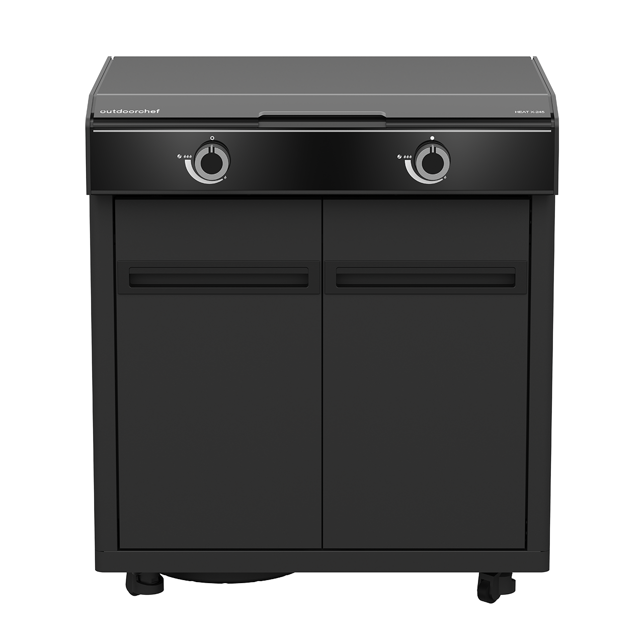 Outdoorchef Blazing- und Cookingzone Heat X-245 K in der Frontansicht