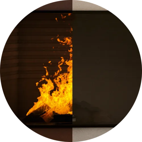 ROBAX NIGHTFLAME Verglasung