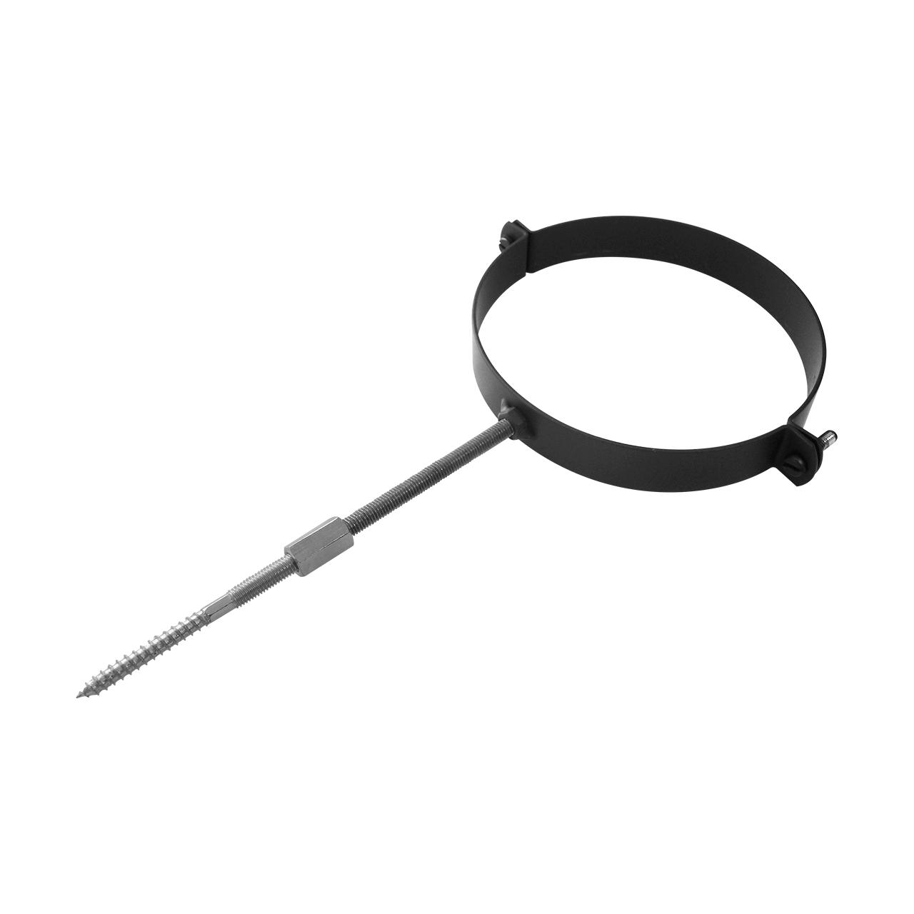Ofenrohr Rohrhalter DN 200 mm Schwarz