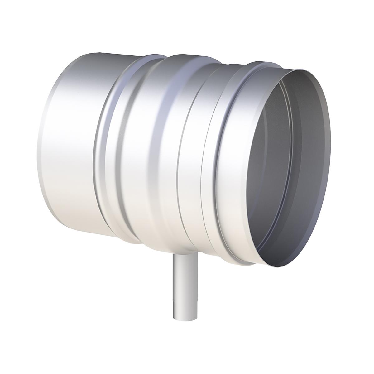 Jeremias EW-FU Längenelement 200mm mit Kondensatfalle und 1/2 Zoll Nippel - Durchmesser: 80mm - Einbau: horizontal