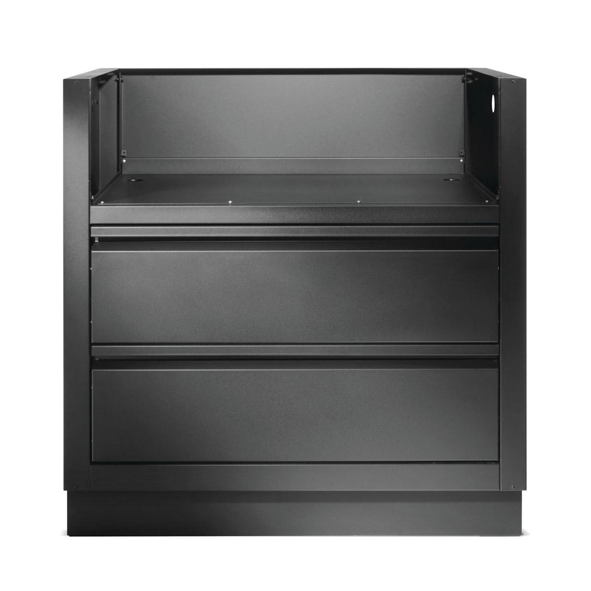 Outdoorküche Napoleon Oasis Einbau Unterschrank mattschwarz für BI32 / BIG32
