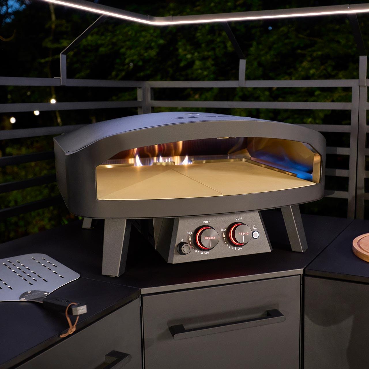 Outdoorküche Cozze Elements Rückwandgitter für Eckmodul