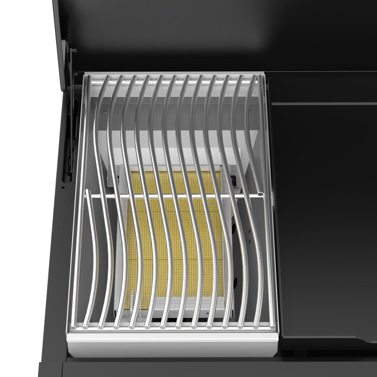 Plancha Grill Cozze Combo 900 mit Infrarot Steakstation