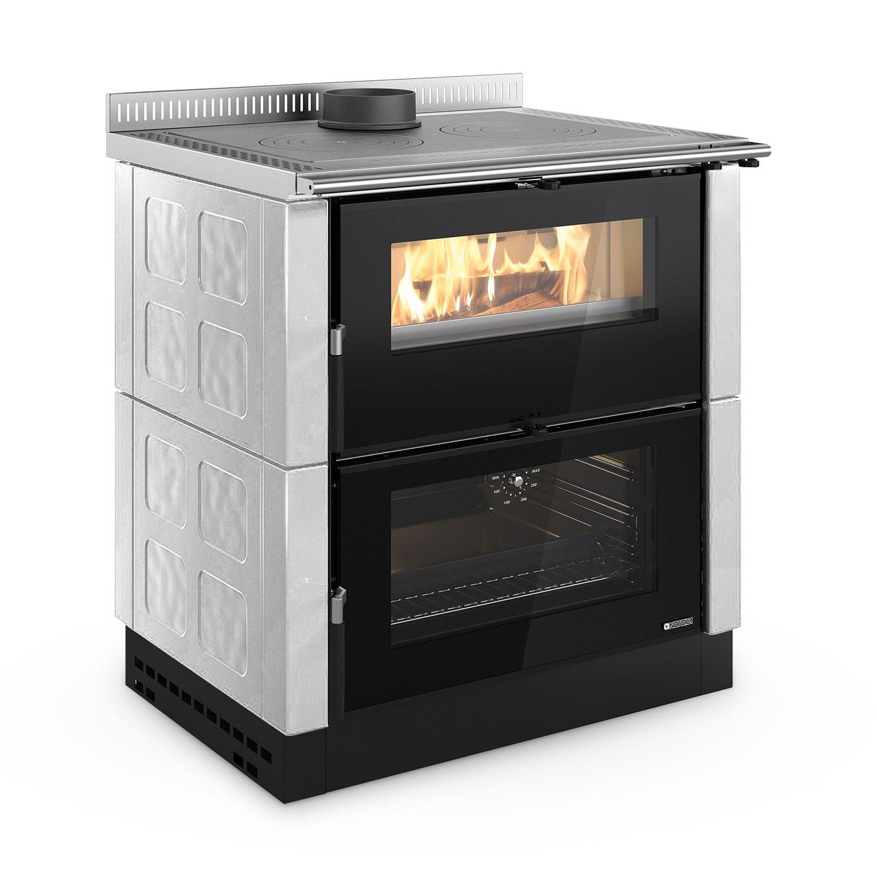 Küchenofen La Nordica Verona XXL.16 mit 7 kW - Ausführung: Keramik Weiß