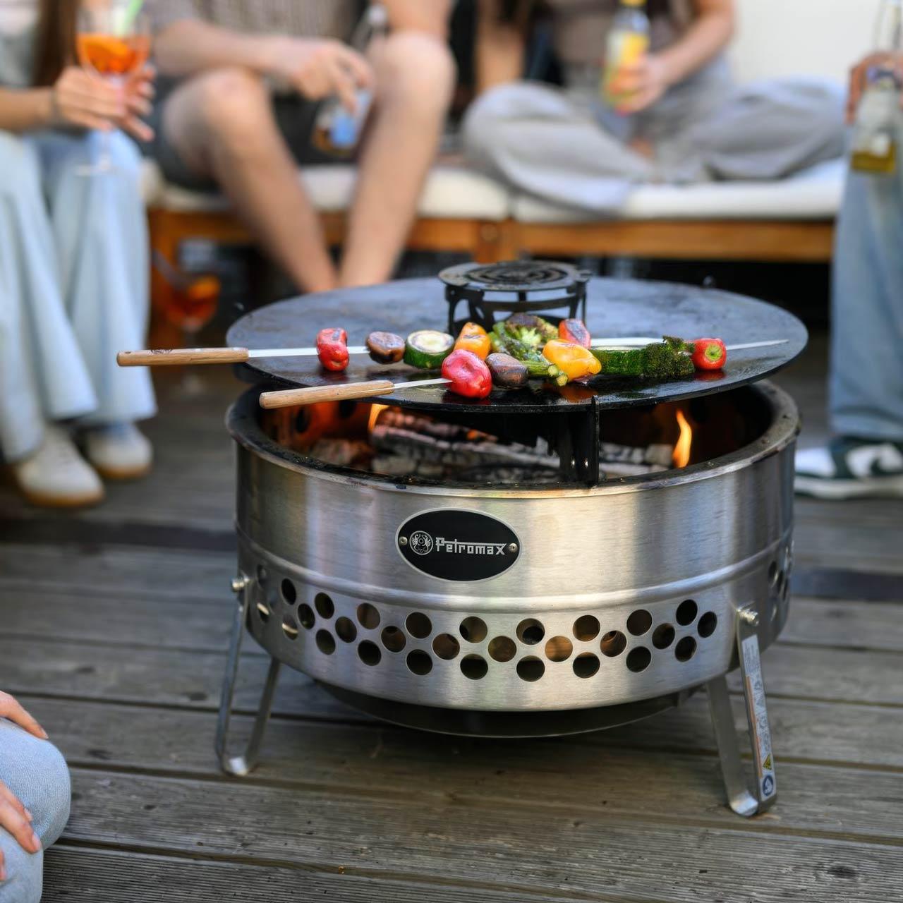 Plancha Grillplatte für Petromax Tyropit und Feuertonne Pyron