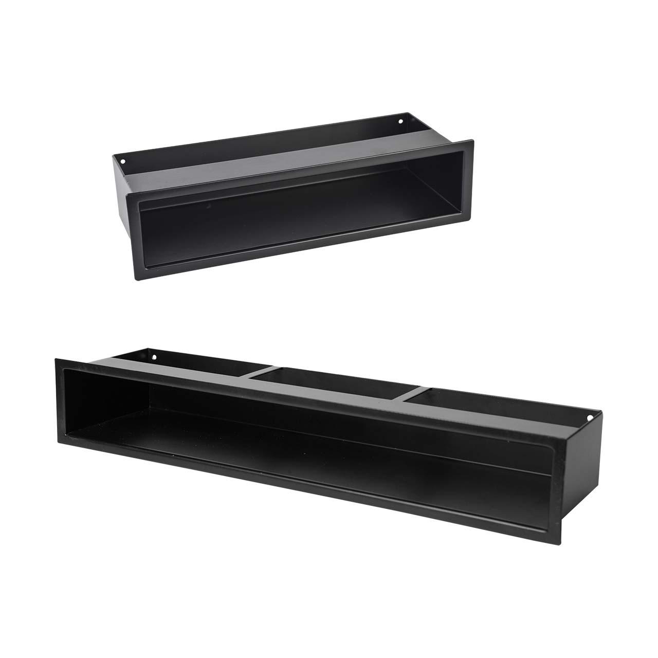 Kaminluftleiste CB-Tec Luftleiste gerade Schwarz - Ausführung: 30 cm