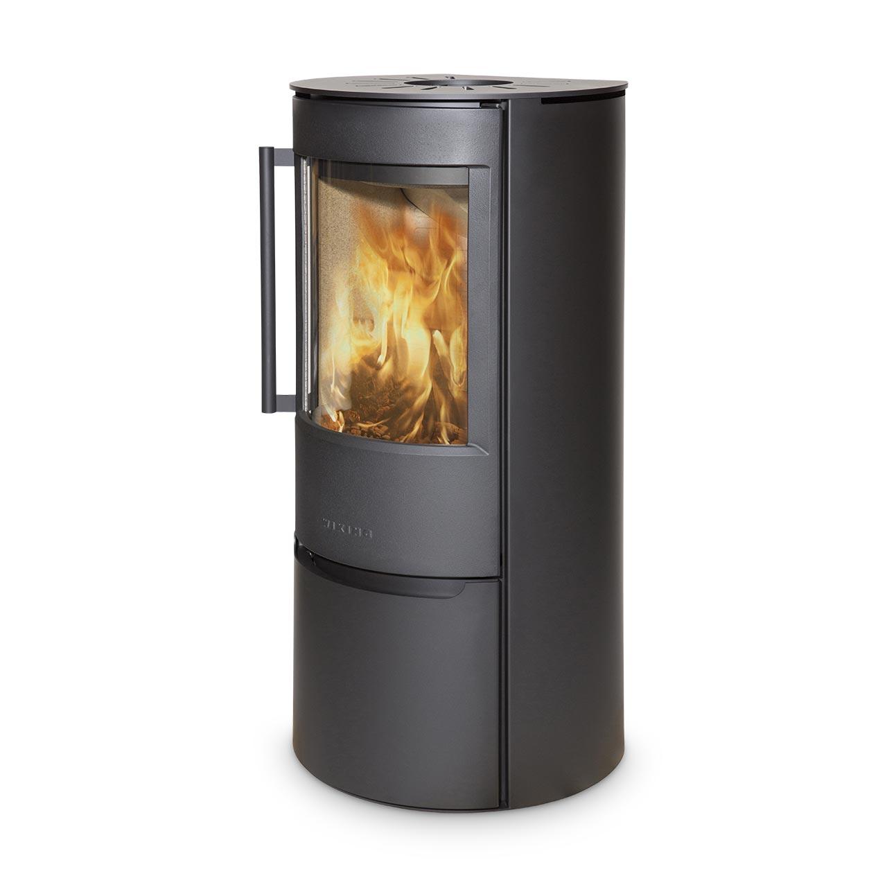 Kaminofen Wiking Luma 4, 7 kW - Korpus: Schwarz - Ausführung: Stahl