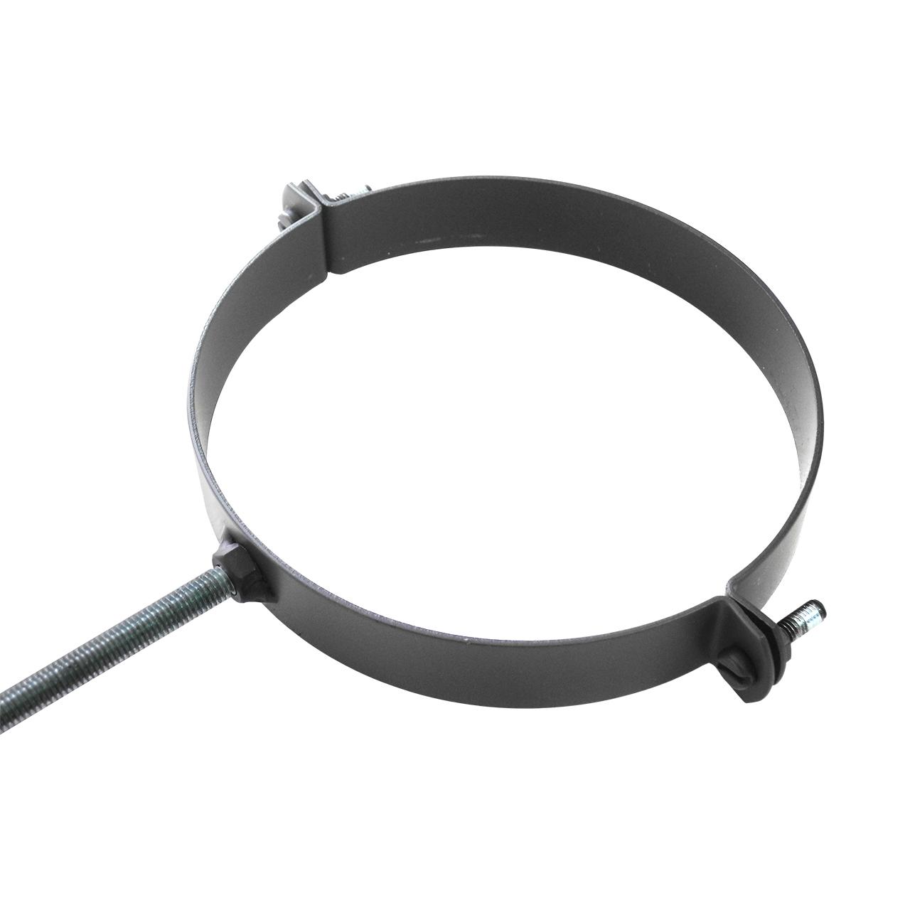 Ofenrohr Rohrhalter DN 120 mm Gussgrau