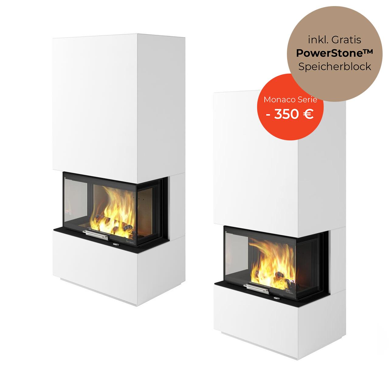 Kaminbausatz Nordpeis Monaco III Low Base IR 8 kW