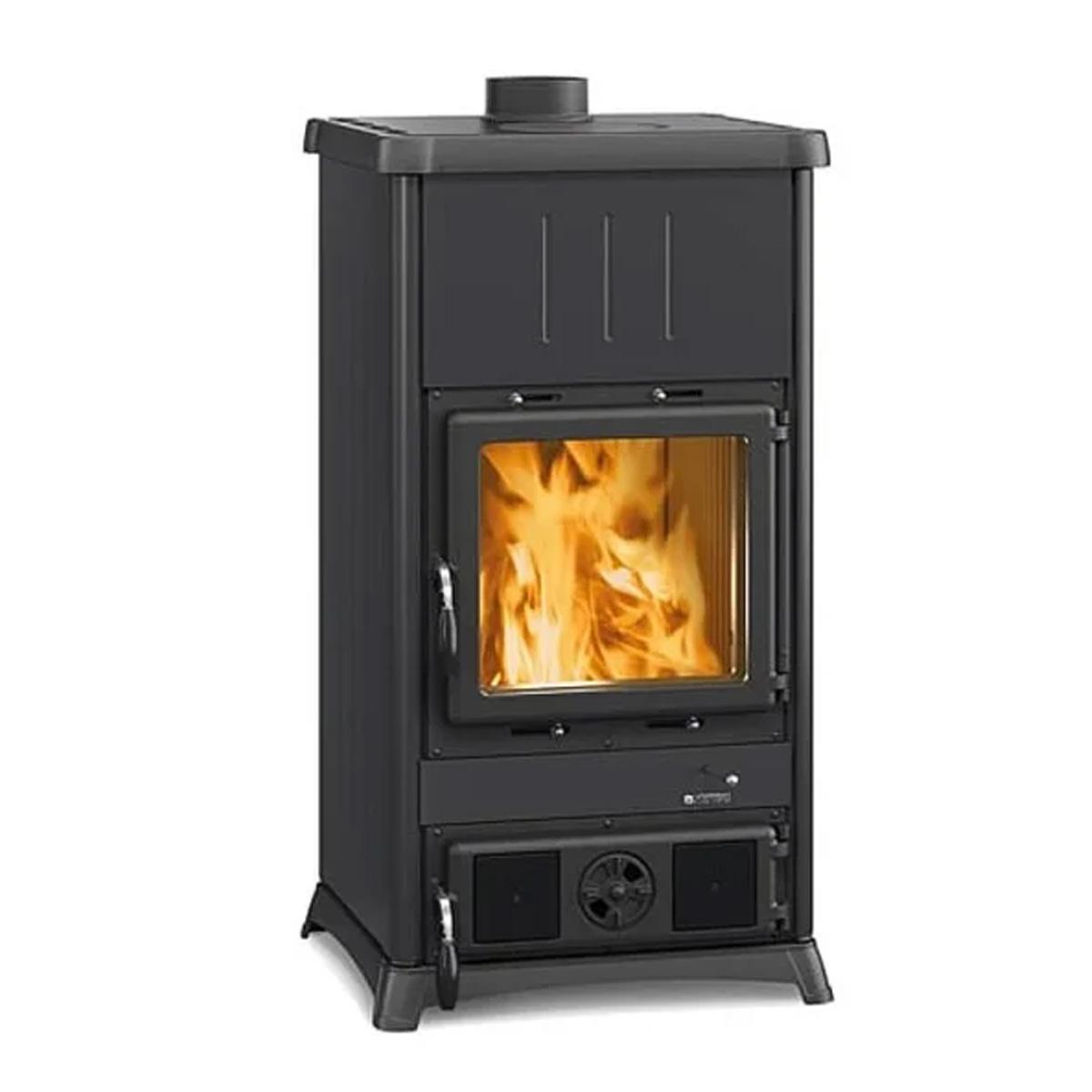 Kaminofen La Nordica Fedora.16 mit 8,3 kW - Verkleidung: Stahl Anthrazit