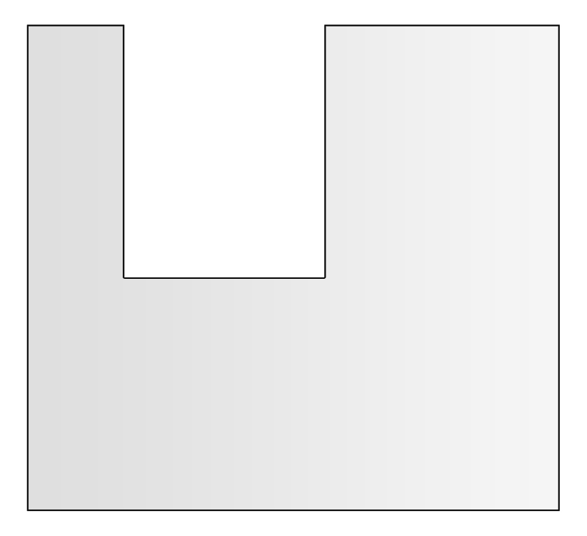 Vorlegeplatte aus Glas, B116/T106 cm