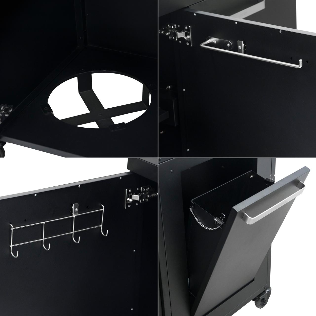 Cozze Plancha G-800 Bundle inkl. Schrankmodul 120 cm mit Edelstahlplatte & Gratis Grillspatel