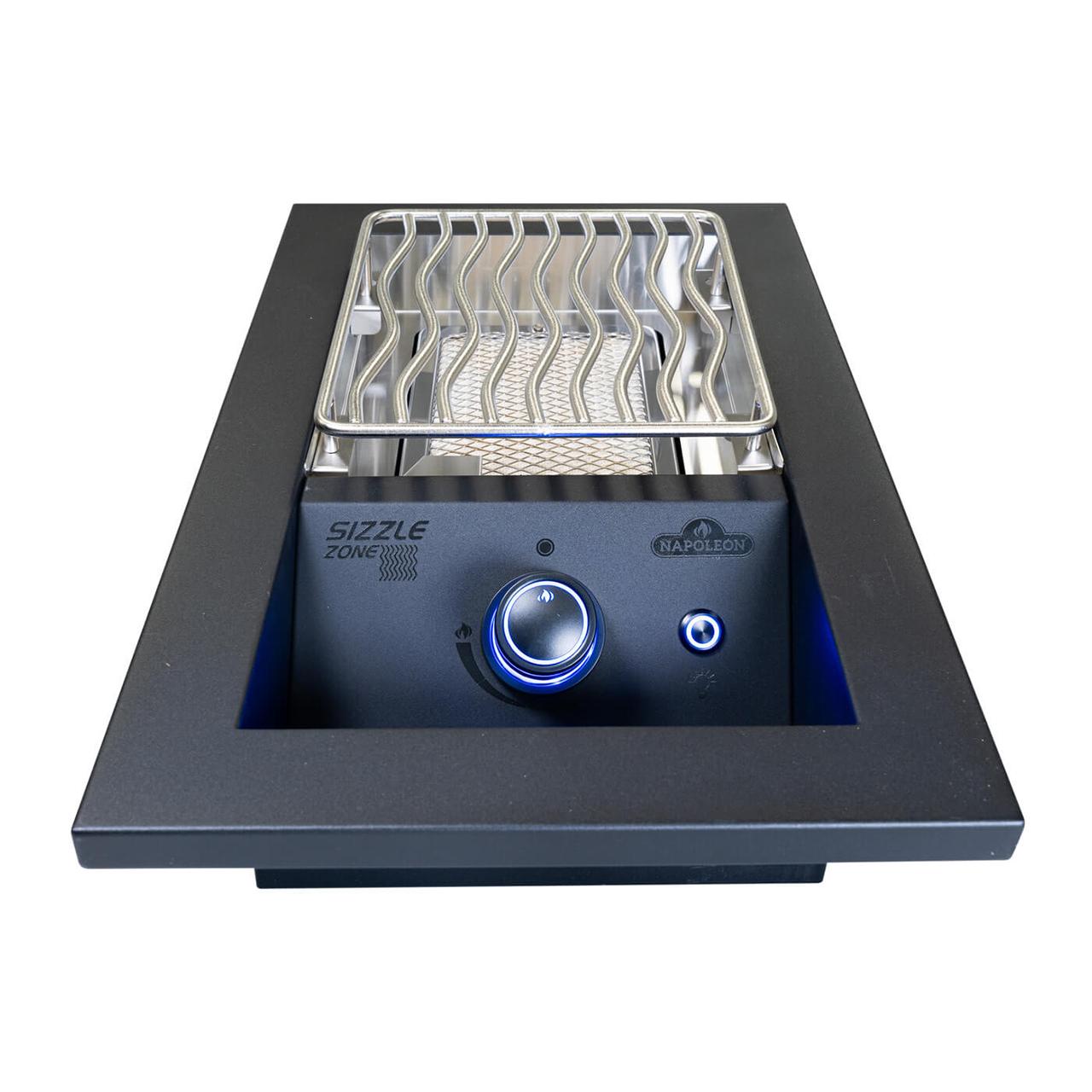 Napoleon 700-Series 10 Zoll , Einbau-SIZZLE ZONE BIB10IRPMK-CE, Mattschwarz, klein