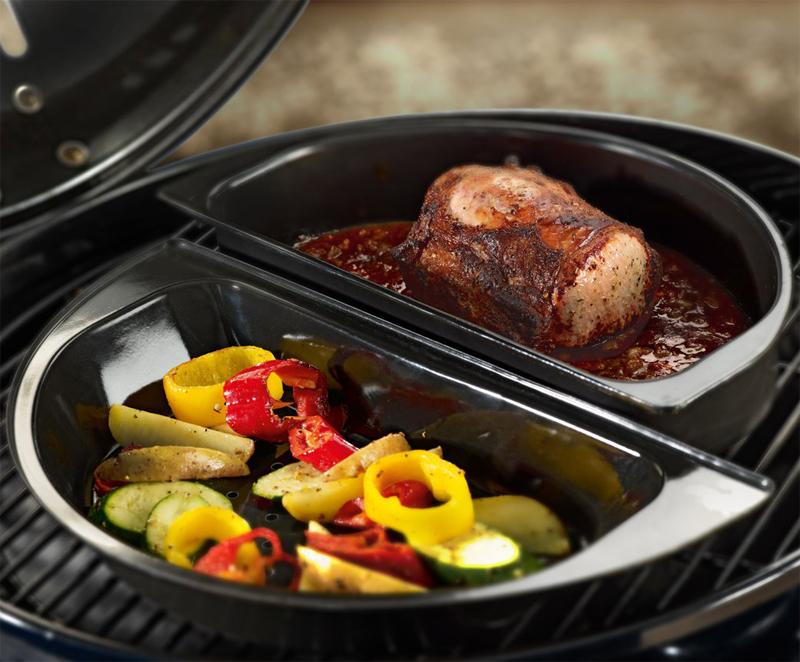 Grillgeschirr Outdoorchef Halbmond-Kochset 2-teilig emailliert