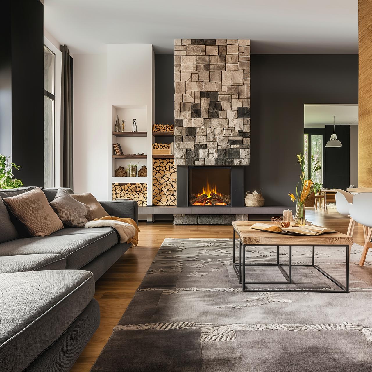 Dimplex Aspire 30 Elektrokamin - Optiflame® Flammen, Soundmodul, App-Steuerung