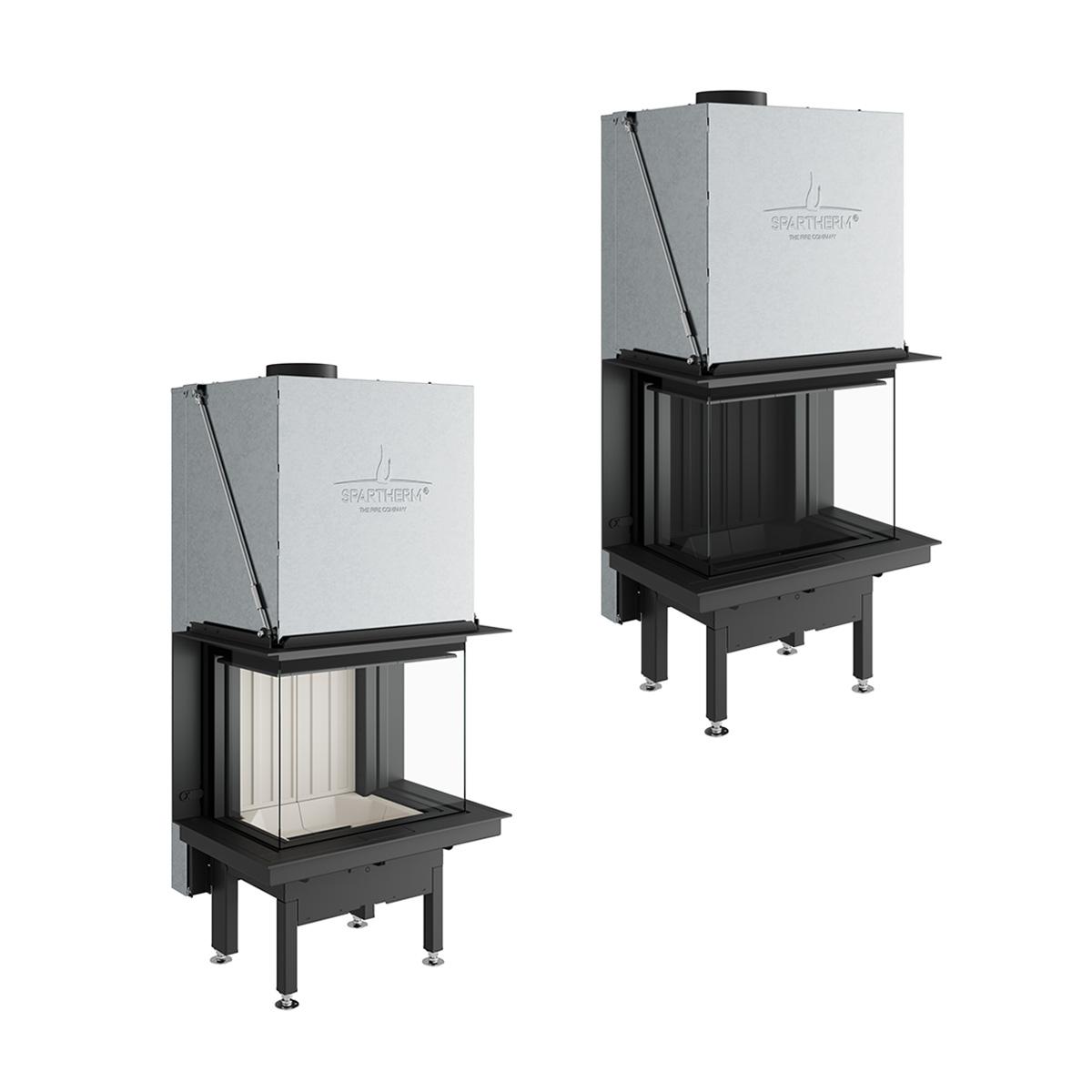 Kamineinsatz Spartherm Premium A-3RL-60h 10 kW - Feuerraumauskleidung: weiß - Rauchrohrdurchmesser: 250 mm