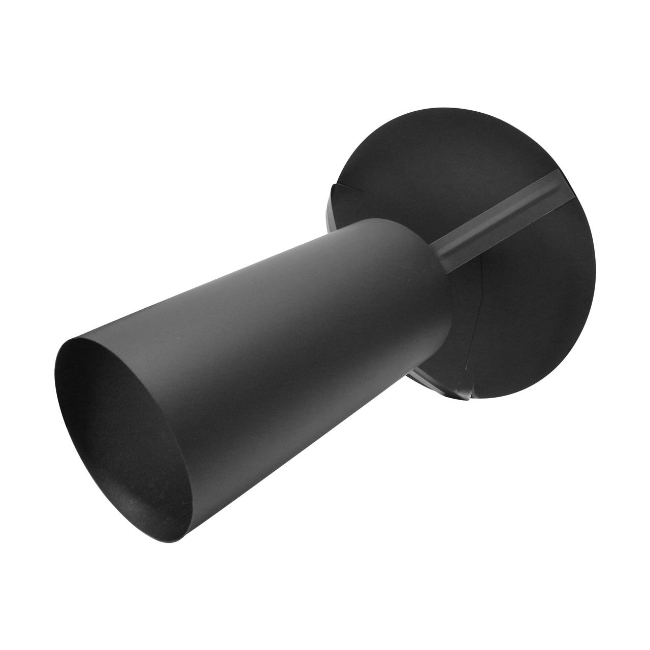 Ofenrohr Rauchrohr Regenhaube DN 150 mm Schwarz