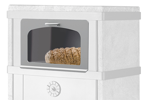 Warmhaltefachtür Schwarz